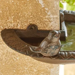 LOBERON Décorations De Jardin*Abreuvoir pour oiseaux Laver