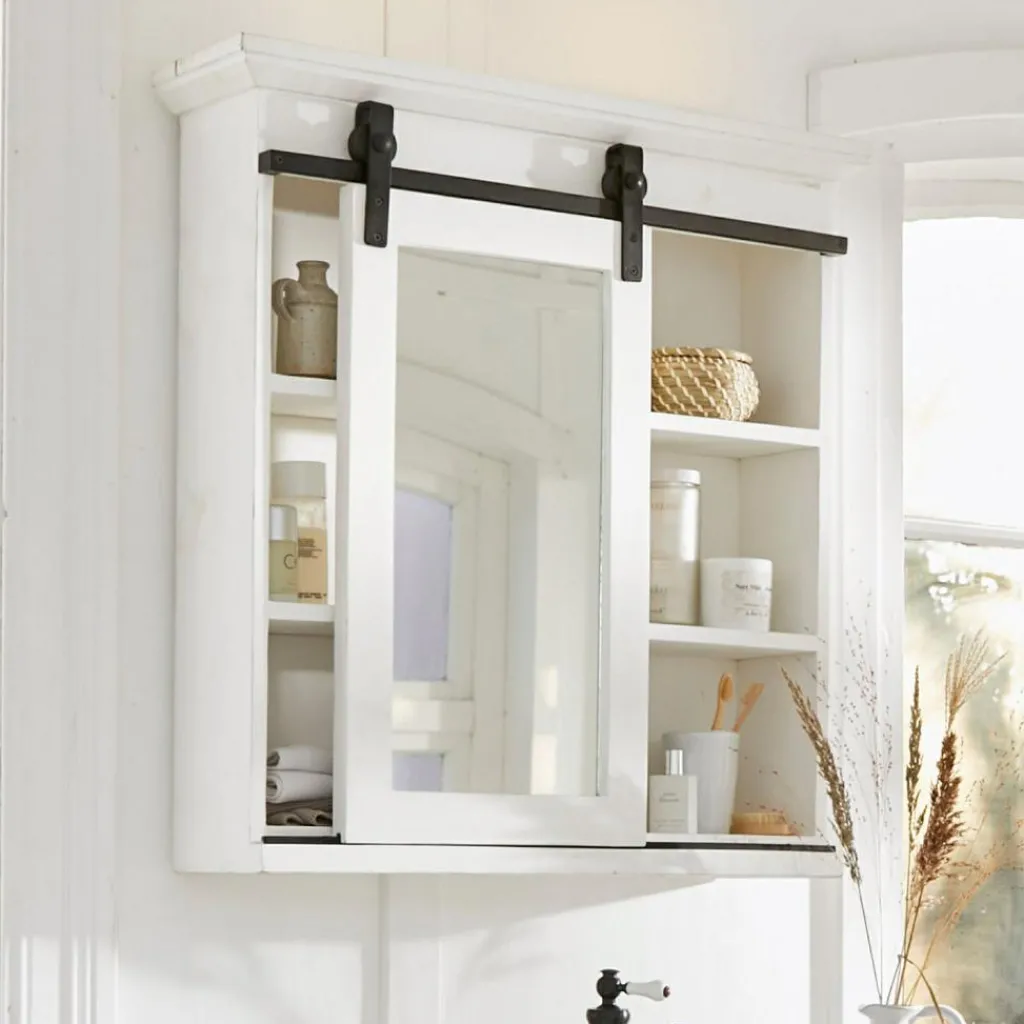 LOBERON Meubles Avec Miroir|Armoires Et Étagères*Armoire de toilette Dhunnan