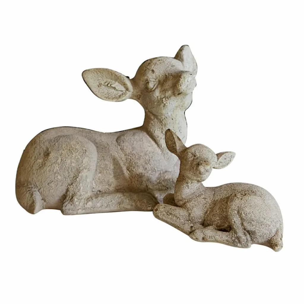 LOBERON Personnages|Décoration*Biche et faon Thaloria