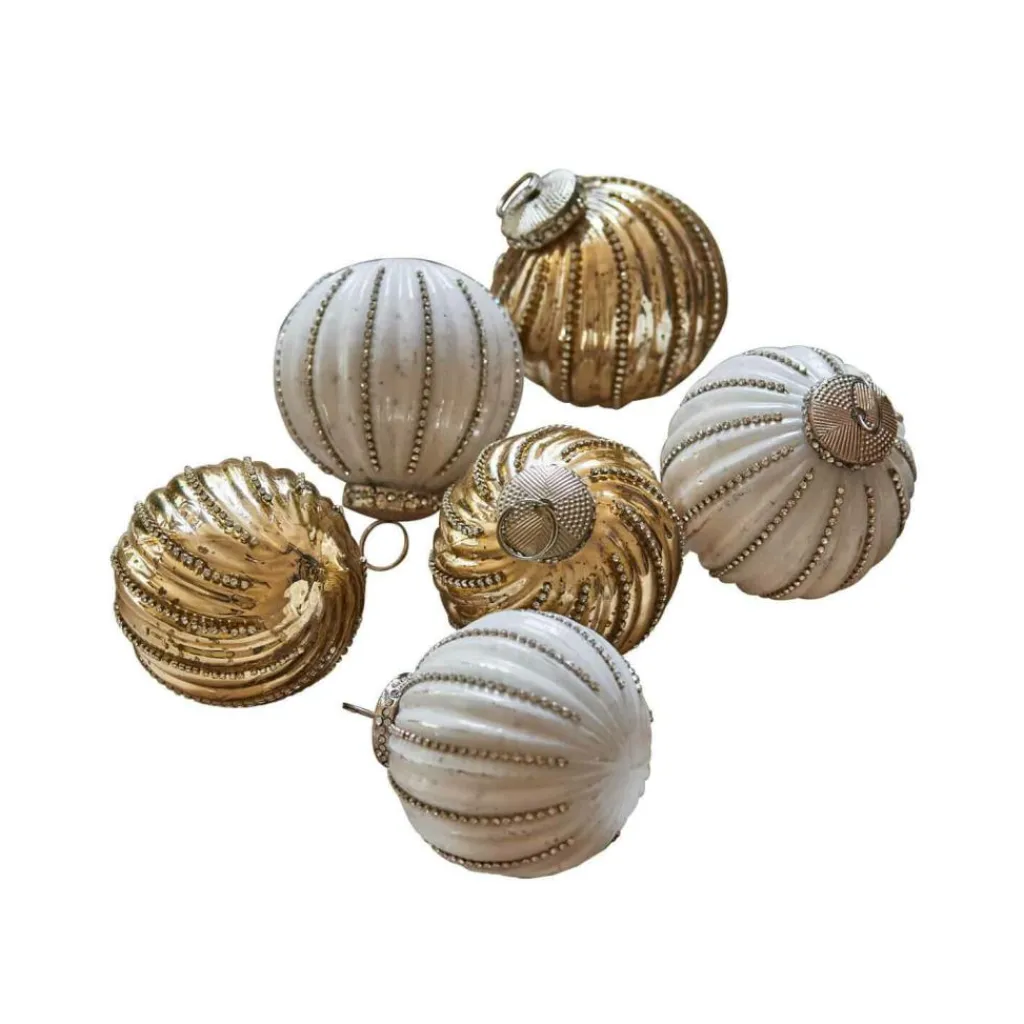 LOBERON Boules De Noël*Boule de nuit molle, set de 6 Shaela