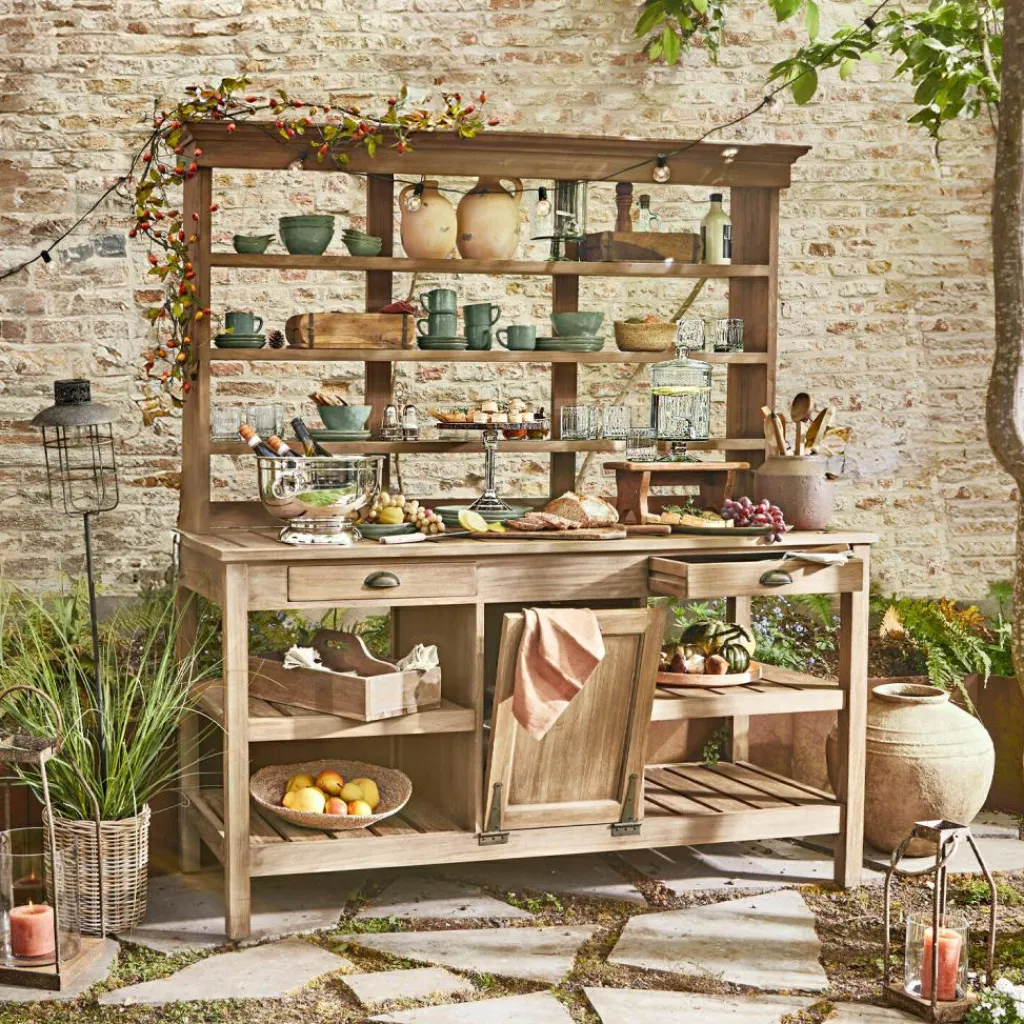 LOBERON Étagères À Plantes*Buffet de jardinage Fallon