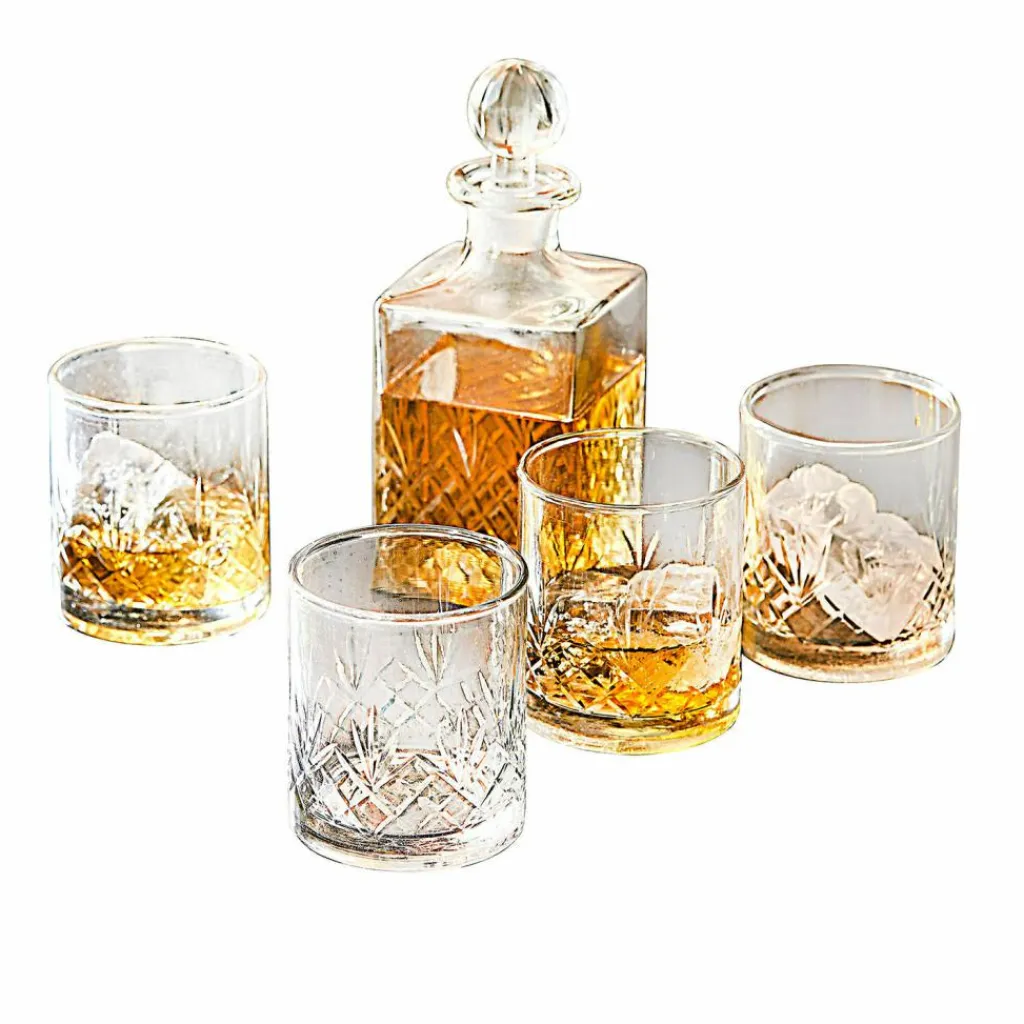 LOBERON Verres|Verres*Carafe et lot de 4 verres Kerrington