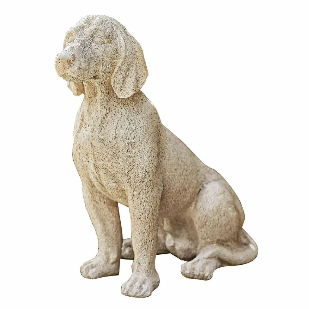 LOBERON Décorations De Jardin*Chien décoratif Albinor