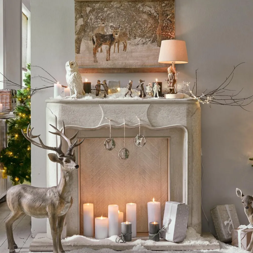 LOBERON Figurines De Noël*Chouette décorative Heriette