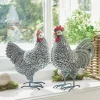 LOBERON Décorations De Jardin*Coq et poule Mannis