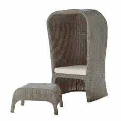 LOBERON Canapés, Chaises Et Fauteuils*Corbeille de plage avec repose-pieds Sanivane