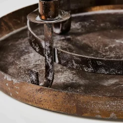LOBERON Bougeoirs|Plateaux Et Présentoirs*Couronne à bougies avec plateau Ivremont