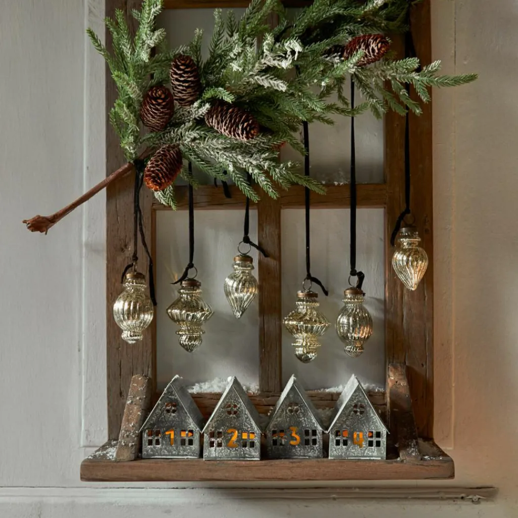 LOBERON Boules De Noël*Décorations de Noël, set de 6 Everelles
