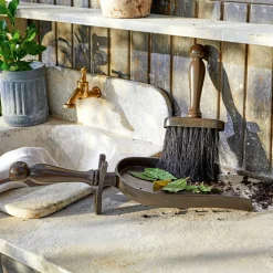 LOBERON Outils De Jardin*Ensemble pelle et balayette Fléty