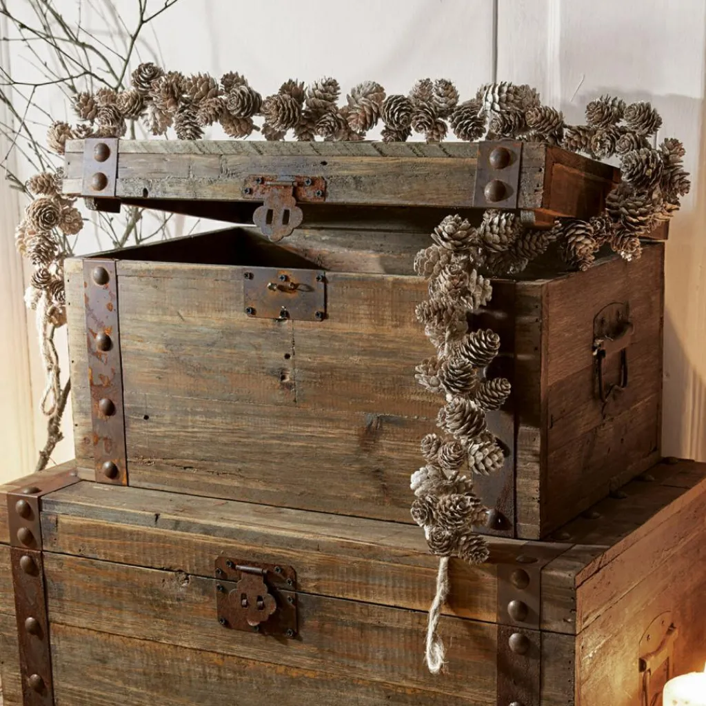 LOBERON Décorations De Table De Noël*Guirlande de pommes de pin Jacci