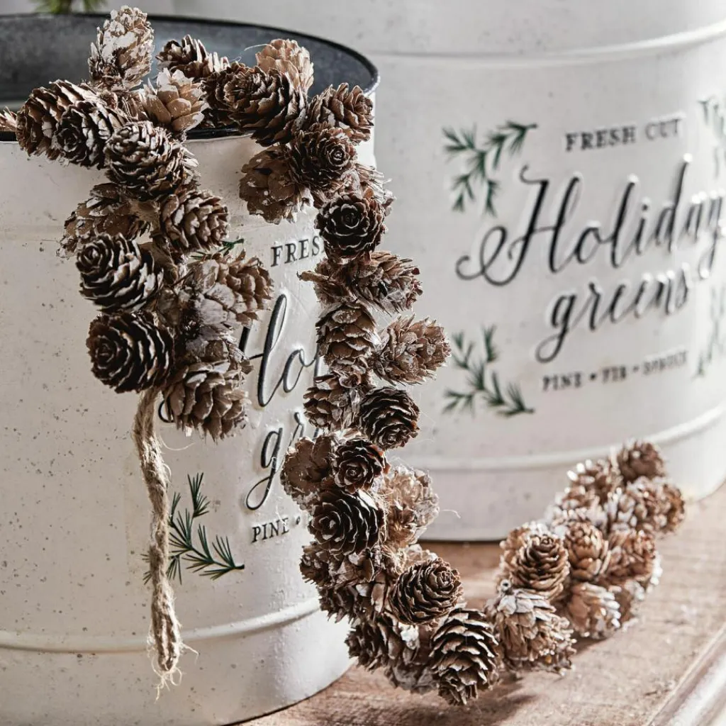 LOBERON Décorations De Table De Noël*Guirlande de pommes de pin Jacci