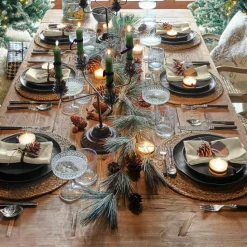 LOBERON Décorations De Table De Noël*Guirlande Gales