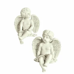 LOBERON Personnages|Décoration*Lot de 2 anges décoratifs Starlight