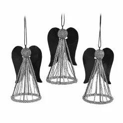 LOBERON Figurines De Noël*Lot de 3 anges Zerelle