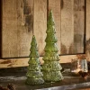 LOBERON Objets Décoratifs De Noël*Lot de 2 arbres à LED Merrton