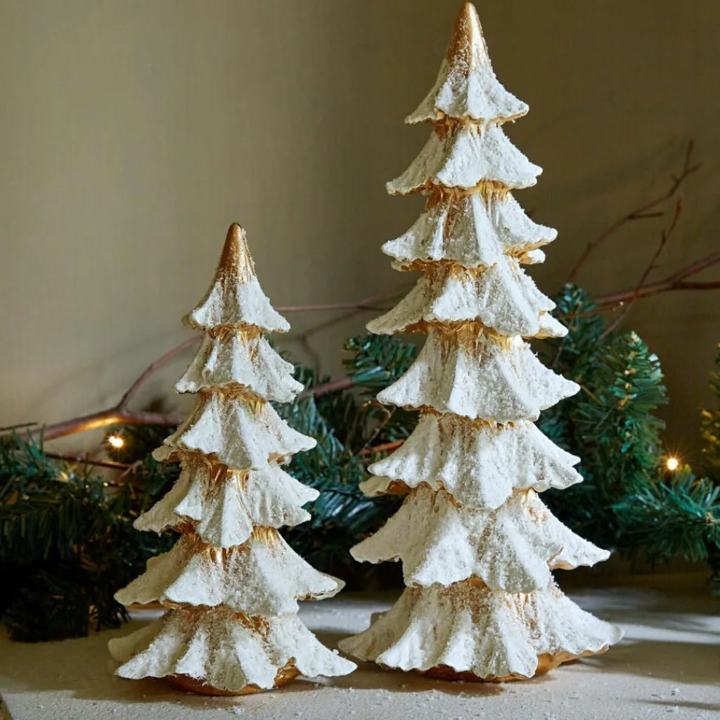 LOBERON Décorations De Table De Noël|Objets Décoratifs De Noël*Lot de 2 arbres décoratifs Norbury