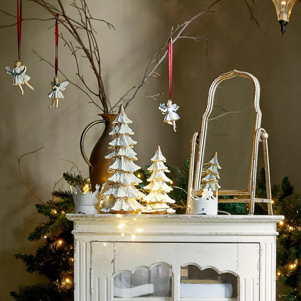 LOBERON Décorations De Table De Noël|Objets Décoratifs De Noël*Lot de 2 arbres décoratifs Norbury