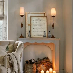 LOBERON Objets Décoratifs De Noël*Lot de 3 arbres décoratifs Zerelle
