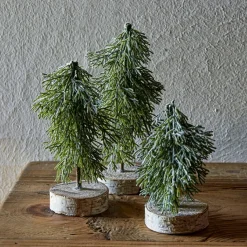 LOBERON Objets Décoratifs De Noël*Lot de 3 arbres Lonzac