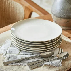 LOBERON Vaisselle|Vaisselle*Lot de 6 assiettes à dessert Périers