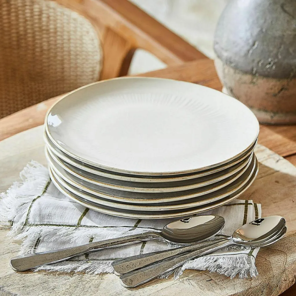 LOBERON Vaisselle|Vaisselle*Lot de 6 assiettes à dessert Périers