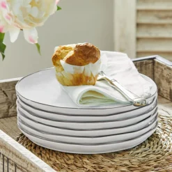 LOBERON Vaisselle|Vaisselle*Lot de 6 assiettes à dessert Biarré