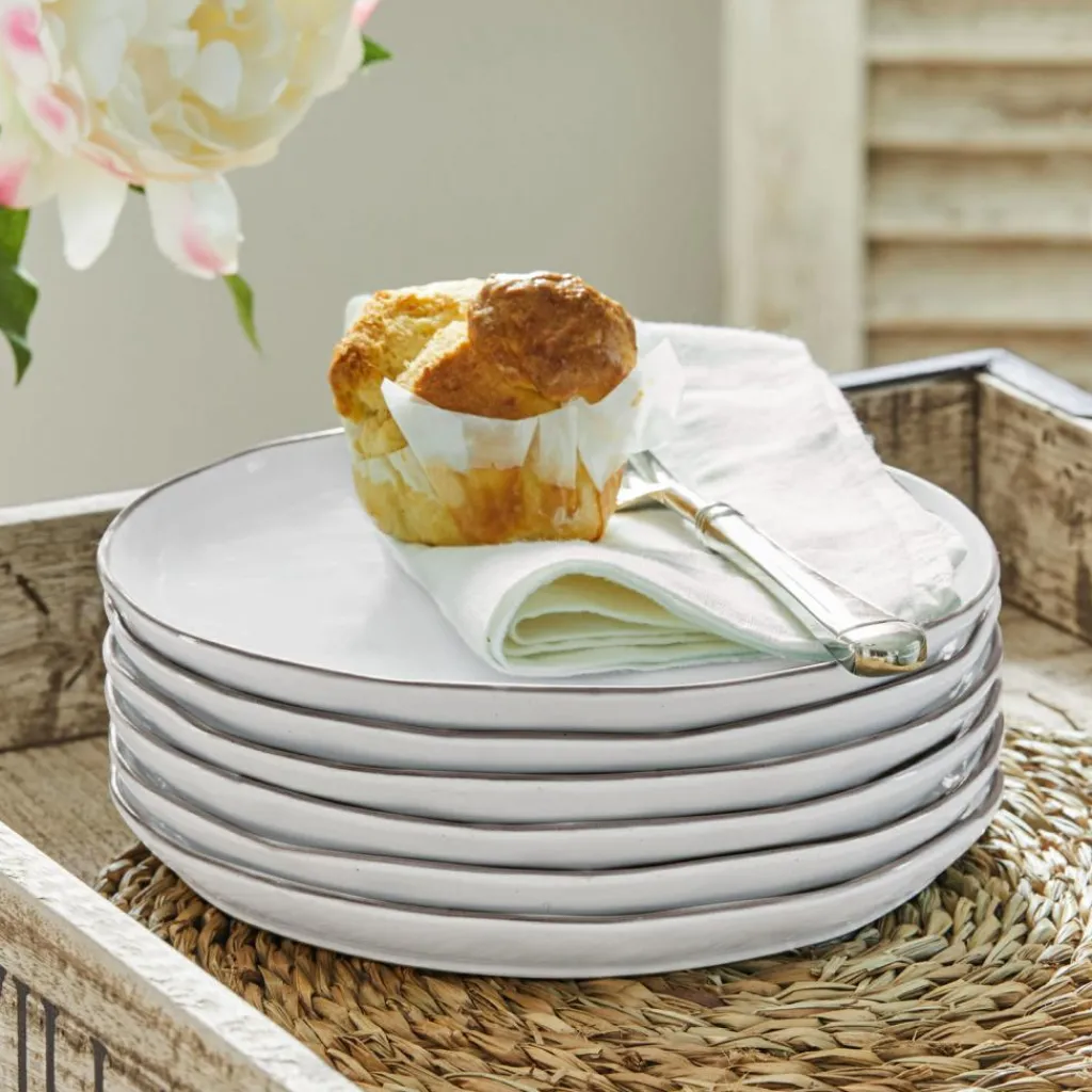 LOBERON Vaisselle|Vaisselle*Lot de 6 assiettes à dessert Biarré