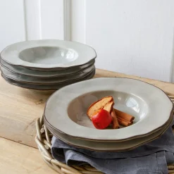 LOBERON Vaisselle|Vaisselle*Lot de 6 assiettes creuses Biarré