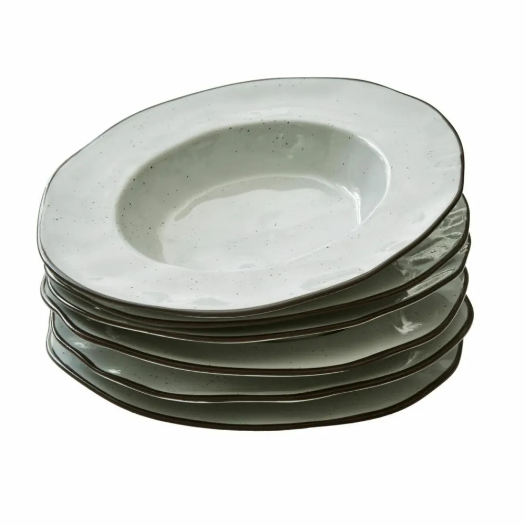 LOBERON Vaisselle|Vaisselle*Lot de 6 assiettes creuses Biarré