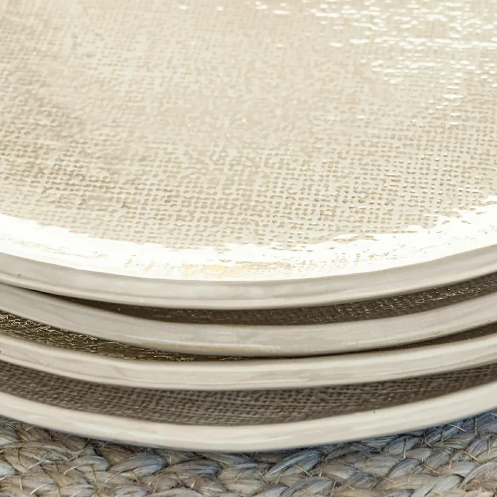 LOBERON Vaisselle|Vaisselle*Lot de 4 assiettes Luganville