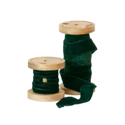 LOBERON Emballages Cadeaux|Accessoires*Lot de 2 bobines de ruban en velours Liandis