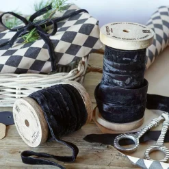 LOBERON Emballages Cadeaux|Accessoires*Lot de 2 bobines de ruban en velours Liandis