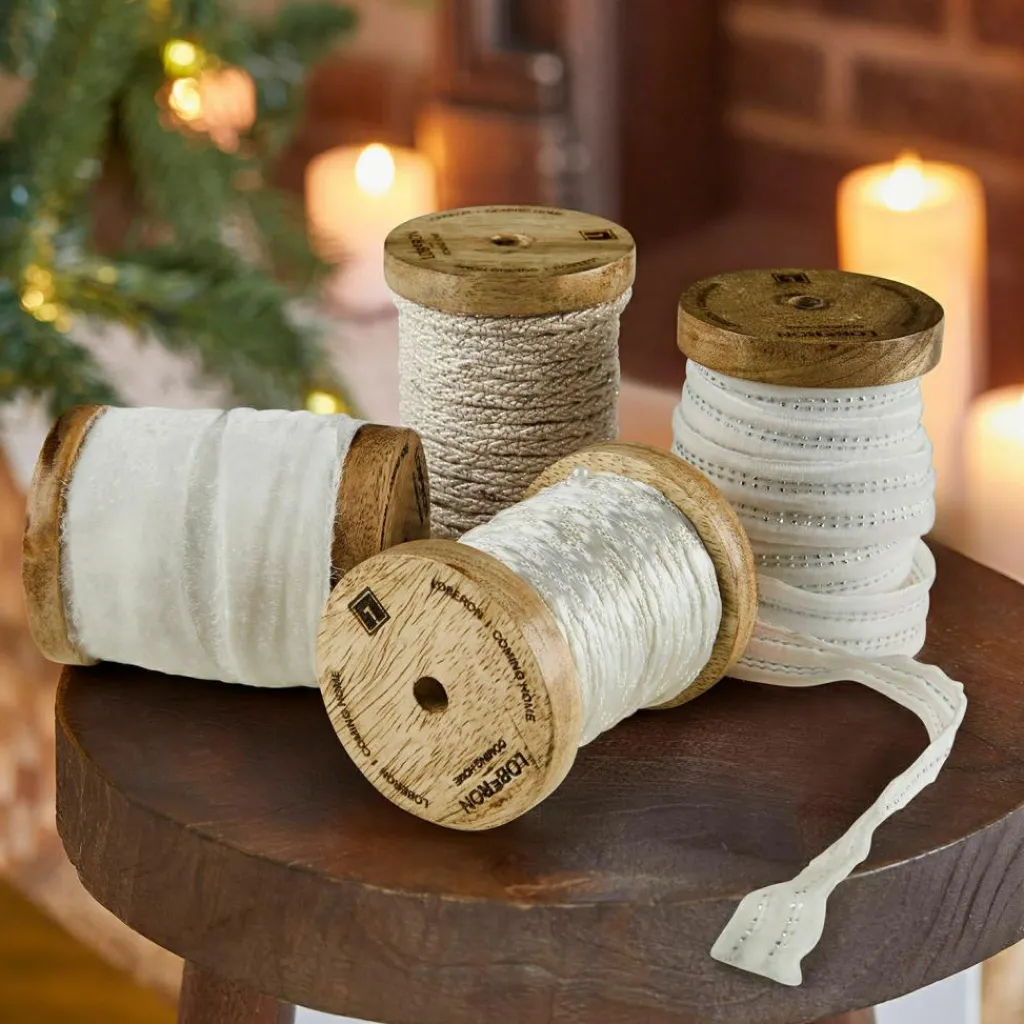 LOBERON Emballages Cadeaux|Papeterie*Lot de 4 bobines de ruban Arceno