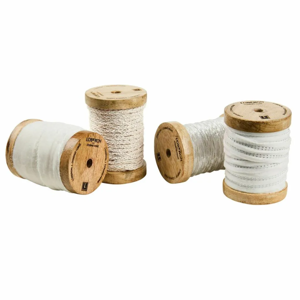 LOBERON Emballages Cadeaux|Papeterie*Lot de 4 bobines de ruban Arceno
