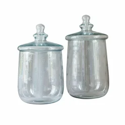 LOBERON Boîtes Et Cloches En Verre|Boîtes Et Cloches En Verre*Lot de 2 bocaux en verre Valerico