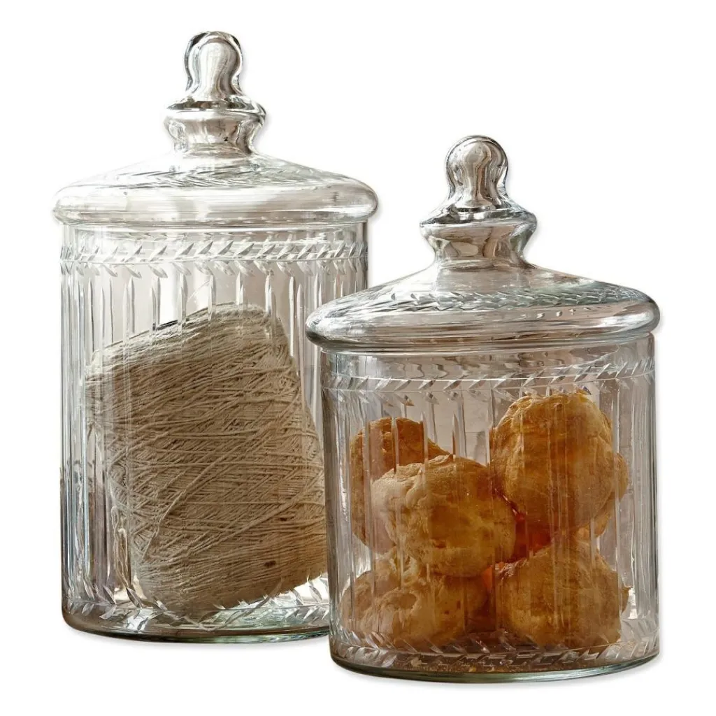 LOBERON Boîtes Et Cloches En Verre|Boîtes Et Cloches En Verre*Lot de 2 bonbonnières Maledisant