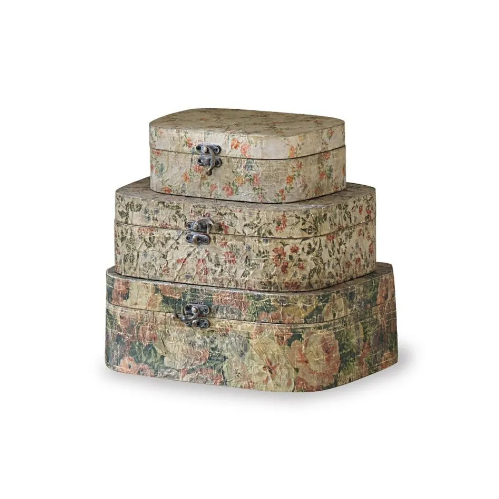 LOBERON Caisses Et Paniers|Rangements*Lot de 3 boîtes Emmylou