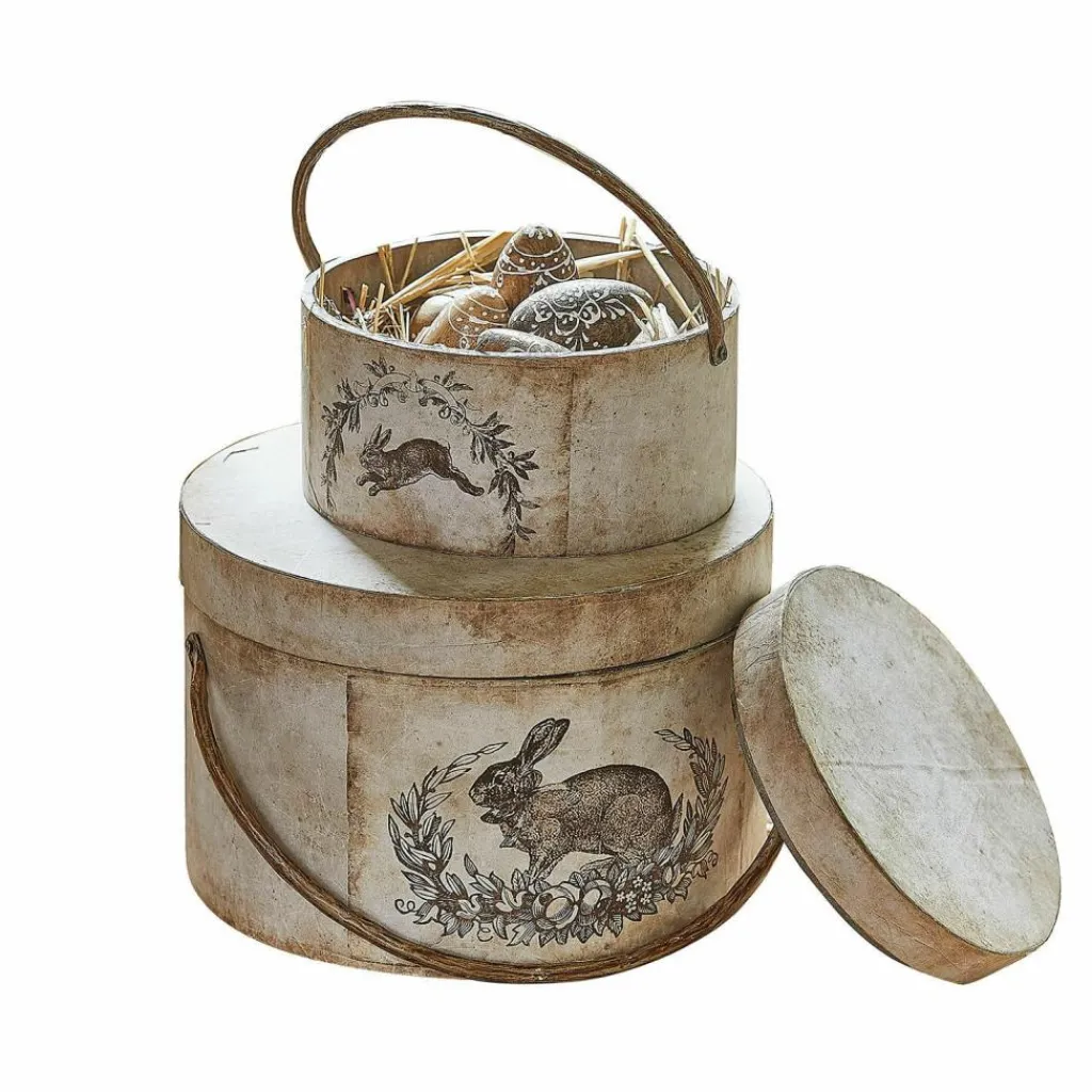 LOBERON Caisses Et Paniers*Lot de 2 boîtes Roxelle