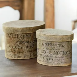 LOBERON Rangements|Rangements*Lot de 2 boîtes Tunguska