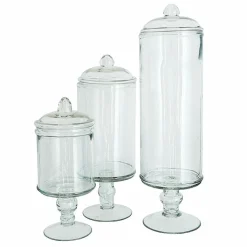 LOBERON Boîtes Et Cloches En Verre|Boîtes Et Cloches En Verre*Lot de 3 boîtes Velisara