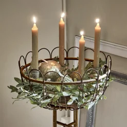 LOBERON Couronnes De L'Avent|Photophores, Chandeliers Et Lanternes*Lot de 4 bougeoirs à piquer Korraine
