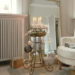 LOBERON Couronnes De L'Avent|Photophores, Chandeliers Et Lanternes*Lot de 4 bougeoirs à piquer Korraine