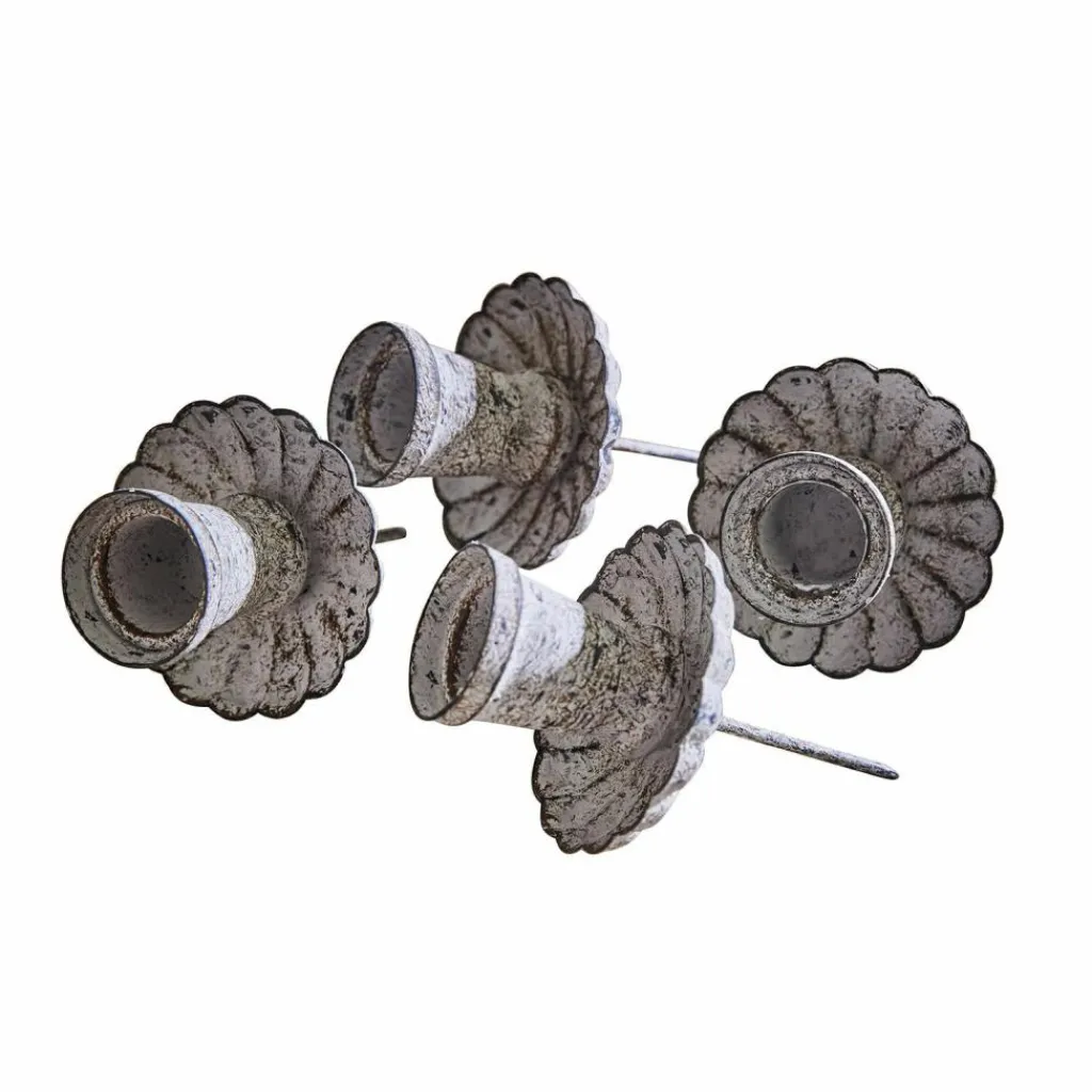 LOBERON Couronnes De L'Avent|Photophores, Chandeliers Et Lanternes*Lot de 4 bougeoirs à piquer Korraine