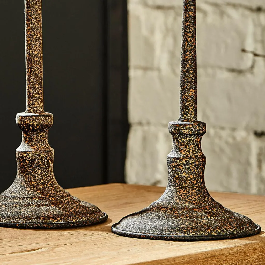 LOBERON Bougeoirs|Porte-Bougies*Lot de 2 bougeoirs Avarin