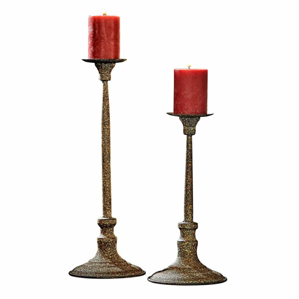 LOBERON Bougeoirs|Porte-Bougies*Lot de 2 bougeoirs Avarin