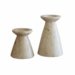 LOBERON Bougeoirs|Porte-Bougies*Lot de 2 bougeoirs Bazrahim