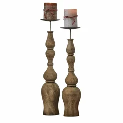 LOBERON Bougeoirs|Porte-Bougies*Lot de 2 bougeoirs Fleuries-sur-Marne