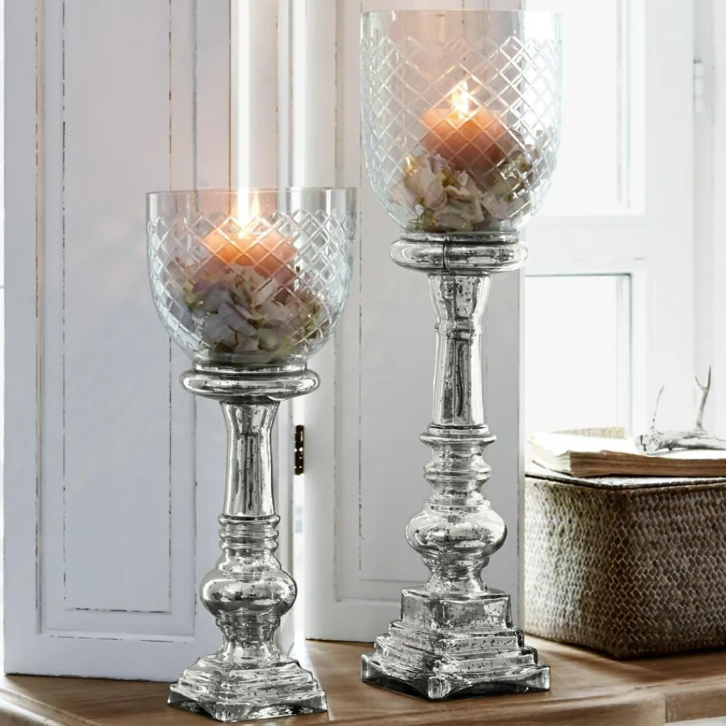 LOBERON Bougeoirs|Porte-Bougies*Lot de 2 bougeoirs Layci