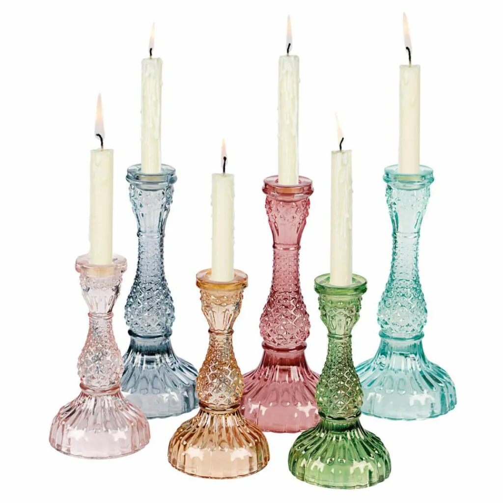 LOBERON Bougeoirs|Porte-Bougies*Lot de 6 bougeoirs Moana