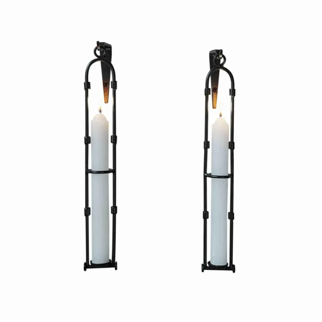 LOBERON Bougeoirs|Porte-Bougies*Lot de 2 bougeoirs muraux Vivendas